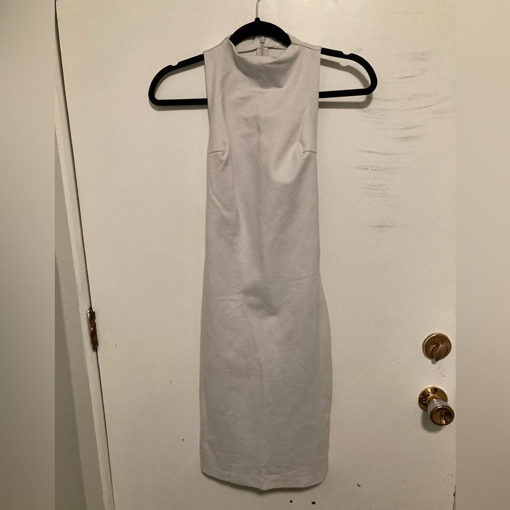 Babaton baby blue sheath dress